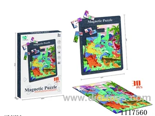 Dinosaur magnetic puzzle