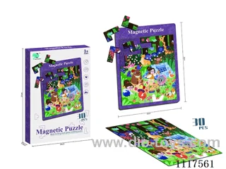 Picnic magnetic puzzle