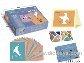 Tangram Marine animal magnetic game box