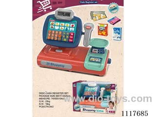 Touch screen cash register with voice
