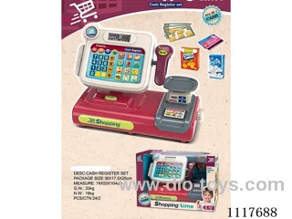 Touch screen cash register with voice