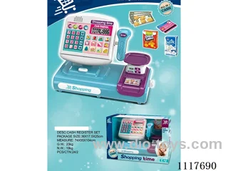 Touch screen cash register with voice