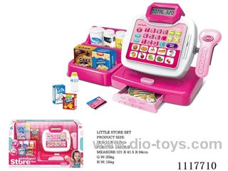 Cash register (diamond) with supermarket rack