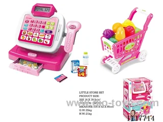 Cash register (diamond) with shopping cart