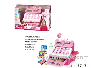 Girls cash register + coins