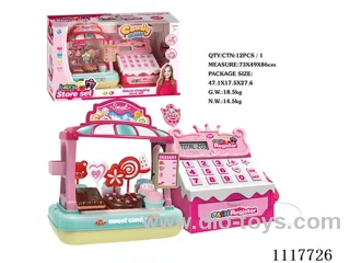 Candy supermarket + cash register