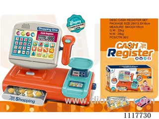 Touch screen cash register with voice