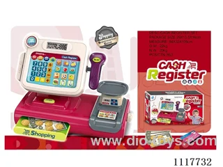 Touch screen cash register with voice