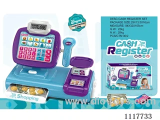 Touch screen cash register with voice