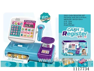 Touch screen cash register with voice