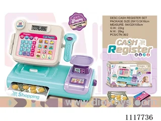 Touch screen cash register with voice