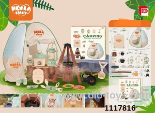 CAMPING SET (17-PIECE TENT SET) IN COLOR BOX