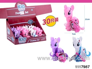 horses with combs