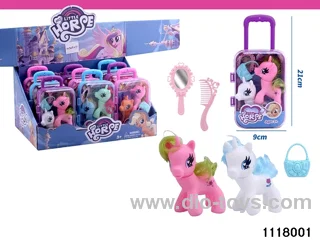 2pcs Horses with Bags