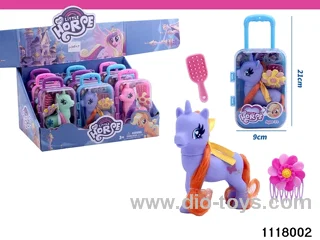Horse with Comb Hair Clip