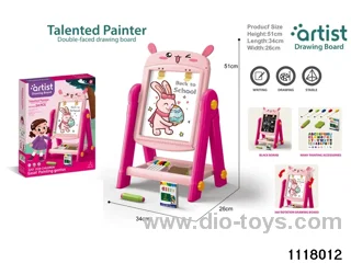 rabbit magnetic double faced drawing board