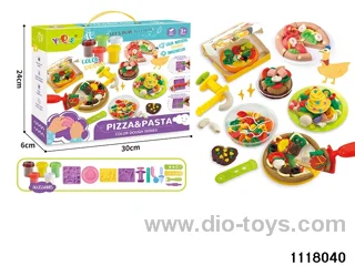 Colorful clay toys