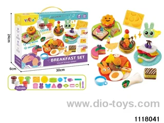 Colorful clay toys
