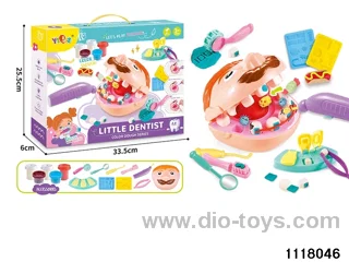 Colorful clay toys