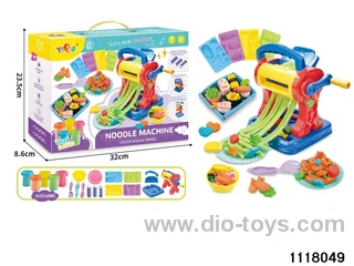Colorful clay toys