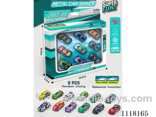 pull back alloy car 9PCS