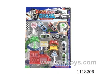 Metal Pull-back kit (Police car)