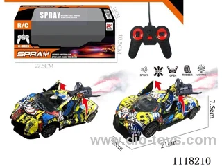 1:24 6ch rc car with spray (no electricity included)