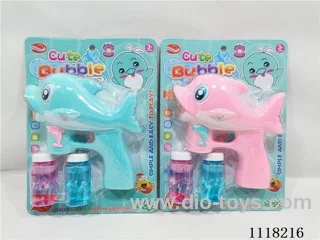 Fully automatic dolphin bubble gun