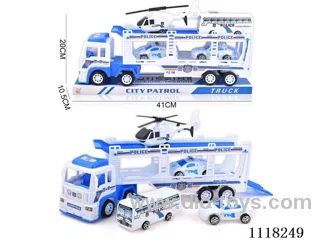 Inertia double-decker police car