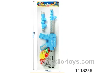 Ping-pong soft ball toy gun