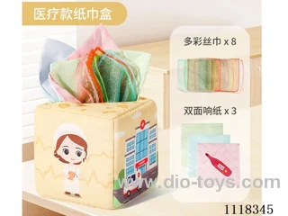 Medical-themed tissue box