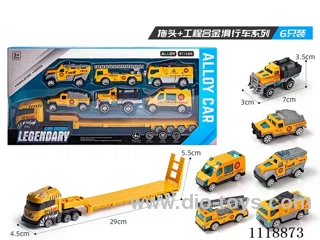 Tractor + Engineering 6 PCS (Alloy sliding)