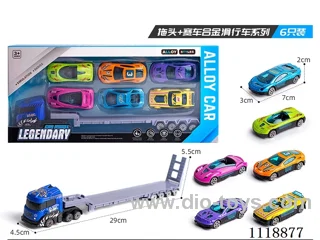Drag head + Racing car (6 PCS alloy glide)