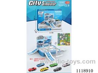 Parking (3 PCS sliding alloy racing car)