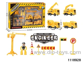 pull back Construction Vehicle Set