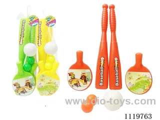 Table tennis bat and baseball bat