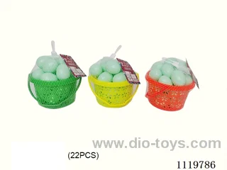 Simulated duck egg 22 PCS (with round basket)