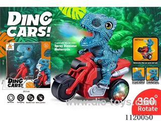B/O stunt dinosaur car W L/M/spray