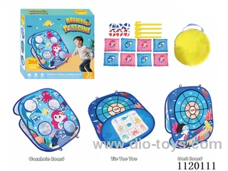 3 in 1 Folding Throwing sandbag board Set (Ocean)