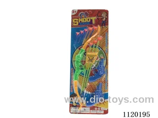 Bow and arrow (yellow, blue mixed)