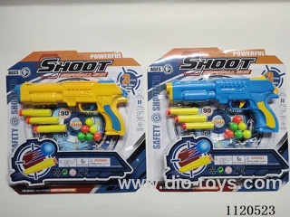 Two-color mixed EVA table tennis gun