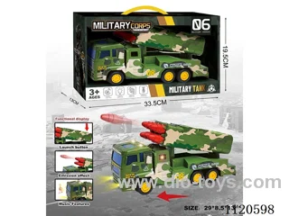 30CM military missile inertial vehicle with ejection/ light music included 3 *AG3 with insulation film