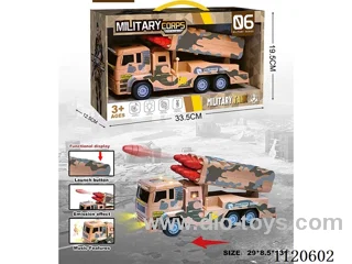 30CM military missile inertial vehicle with ejection/ light music included 3 *AG3 with insulation film