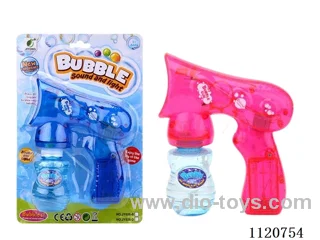 bubble gun toys with light/music