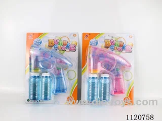 bubble gun toys with light/music