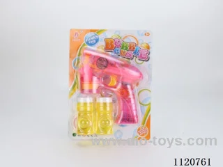 bubble gun toys with light/music