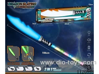 Glowing sword toy