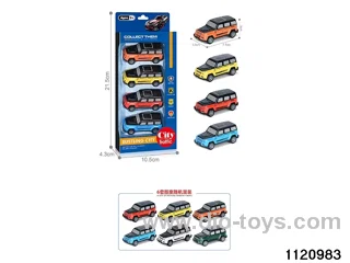 1:64 pull back alloy car（4pcs）