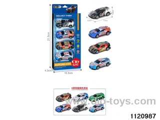 1:64 pull back alloy car（4pcs）