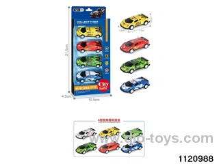 1:64 pull back alloy car（4pcs）